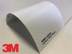 3M Wrap Film Series 1080-CFS10, Carbon Fiber White 